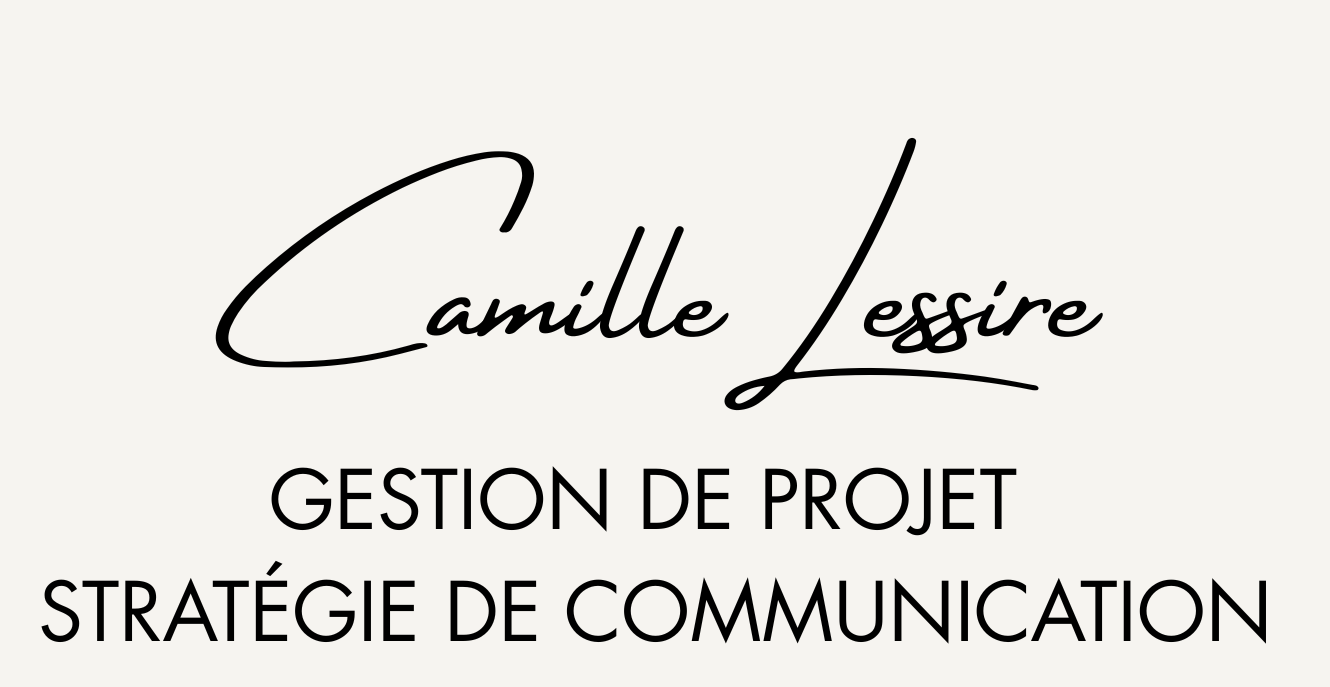 Camille Lessire – Consultante communication et évènementiel